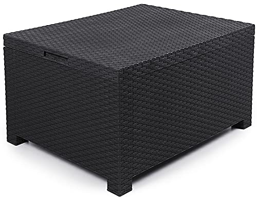 Ondis24 Gartentisch Olimpia, Loungetisch, anthrazit