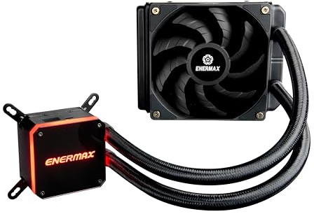 ENERMAX Wasserkühlung, Flüssigkeitskühlung des AIO LIQMAX III Prozessors 120 HF - 1 Lüfter 12cm, schwarz