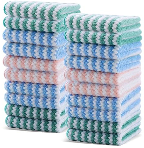 Mikrofasertücher Reinigungstücher, 20 Stück Reinigungstuch (25 * 25cm)