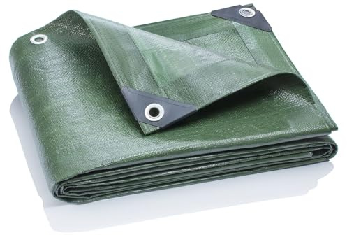 GardenMate 2x3m 120g/m² Gewebeplane Grün Abdeckplane Schutzplane Bootsplane