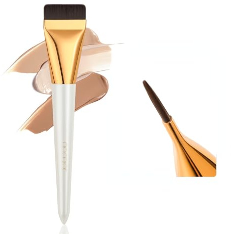 docolor Flat Makeup Ultra Thin Liquid Foundation Brush Premium Face Tool for Blending