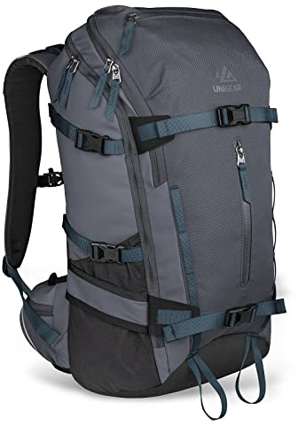 Unigear Skirucksack Snowboard Rucksack Tourenrucksack Hydration Outdoor Backpack Skitour Wintersport Wandern Trekking Radfahren 30L