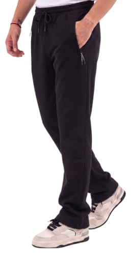 COMEOR Jogginghose Herren mit Reißverschlusstaschen Baumwolle Trainingshose - Sporthose Jogginghosen Männer Jogger | Jungen Freizeithose