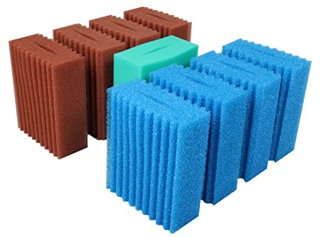 Wacredo Ersatzschwamm Set für Oase Biotec 10.1/Biosmart 24000/36000 Teichfilter Filterschwämme Filter Komplettset Wasseraufbereitung