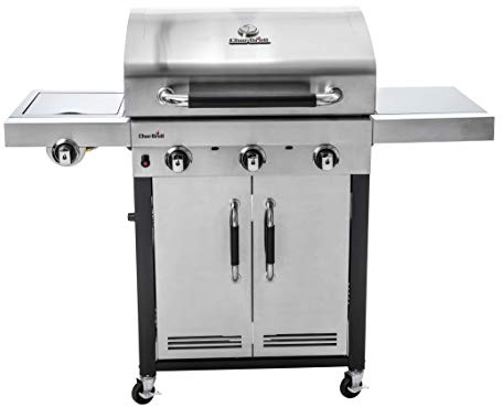 Char-Broil Advantage 345S - 3 Brenner Gasgrill mit Seitenbrenner, Edelstahl