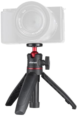 ULANZI MT-08 Kompaktes Reisestativ, tragbar, Mini-Stativ, mit 1/4-Zoll-Schraube, kleines Stativ kompatibel mit Sony ZV1/ RX100 VII/ RX1R II, Canon G7X Mark, Fujifilm X100V, Leica Q2