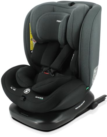 Nania Dune 360° Drehbar i-Size Kindersitz mit ISOFIX 40-150 cm (0-36 kg) Reboarder, ab Geburt -12 Jahre, ECE R129