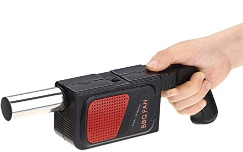 Grill-Luftgebläse, Tragbares, Handgehaltenes Elektrisches Grillventilator-Luftgebläse, Feuer Schneller Starten, Feuerbalg-Werkzeug für Camping, Picknick, Grillen, Kochen Im Freien
