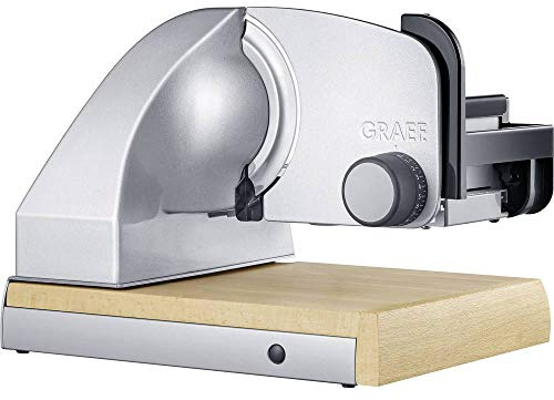 GRAEF. Sliced Kitchen SKS850 Allesschneider S85010 Silber, Holz