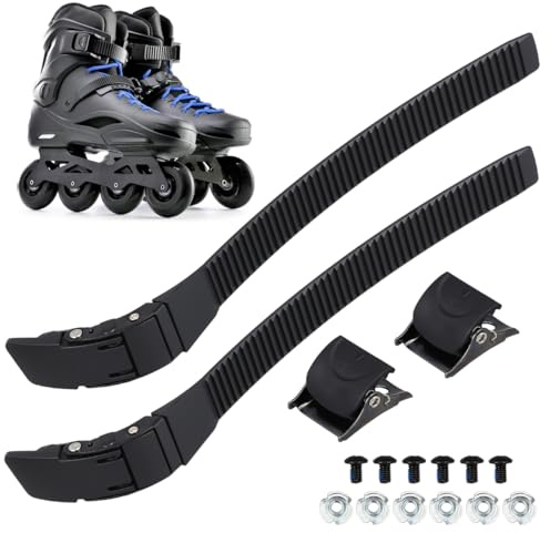 BESPORTBLE 2Set Inliner Schnalle Ersatz für Rollschuhe Und Inline Skates - Einstellbare Schlittschuh Schnalle Mit Schrauben für Sicheren Halt - Strapazierfähiges Material Outdoor Skating