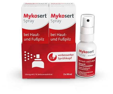 Mykosert Spray bei Haut- und Fußpilz, 60 ml Lösung