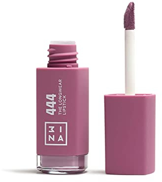 3INA- The Longwear Lipstick 444 -Matt-Lippenstift Langanhaltend Flieder | Matte Lippenstift mit Hyaluronsäure - Langanhaltender Hochpigmentiert Flüssig-Lippenstift - Vegan - Cruelty Free