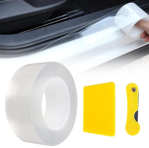 Lackschutzfolie für Auto,10cm X 10m Lackschutzfolie Transparent,Steinschlagschutzfolie,Lackschutz Folie,Schutzfolie Fahrradrahmen,Selbstklebende Schutz Folie für Auto,Rahmenschutzfolie Fahrrad