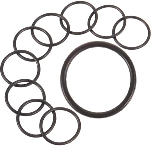 ibasenice Schwarze Gummiringe Zuverlässiges Trompetenzubehör für Trompete und Kornett 20 Stück mit Leichtem Gewicht und Einzigartigem Design für Übung und Reparatur